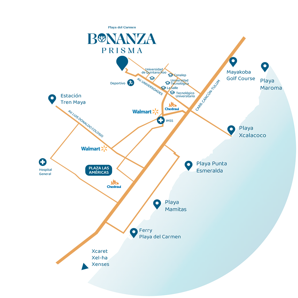 Mapa de Bonanza Prisma